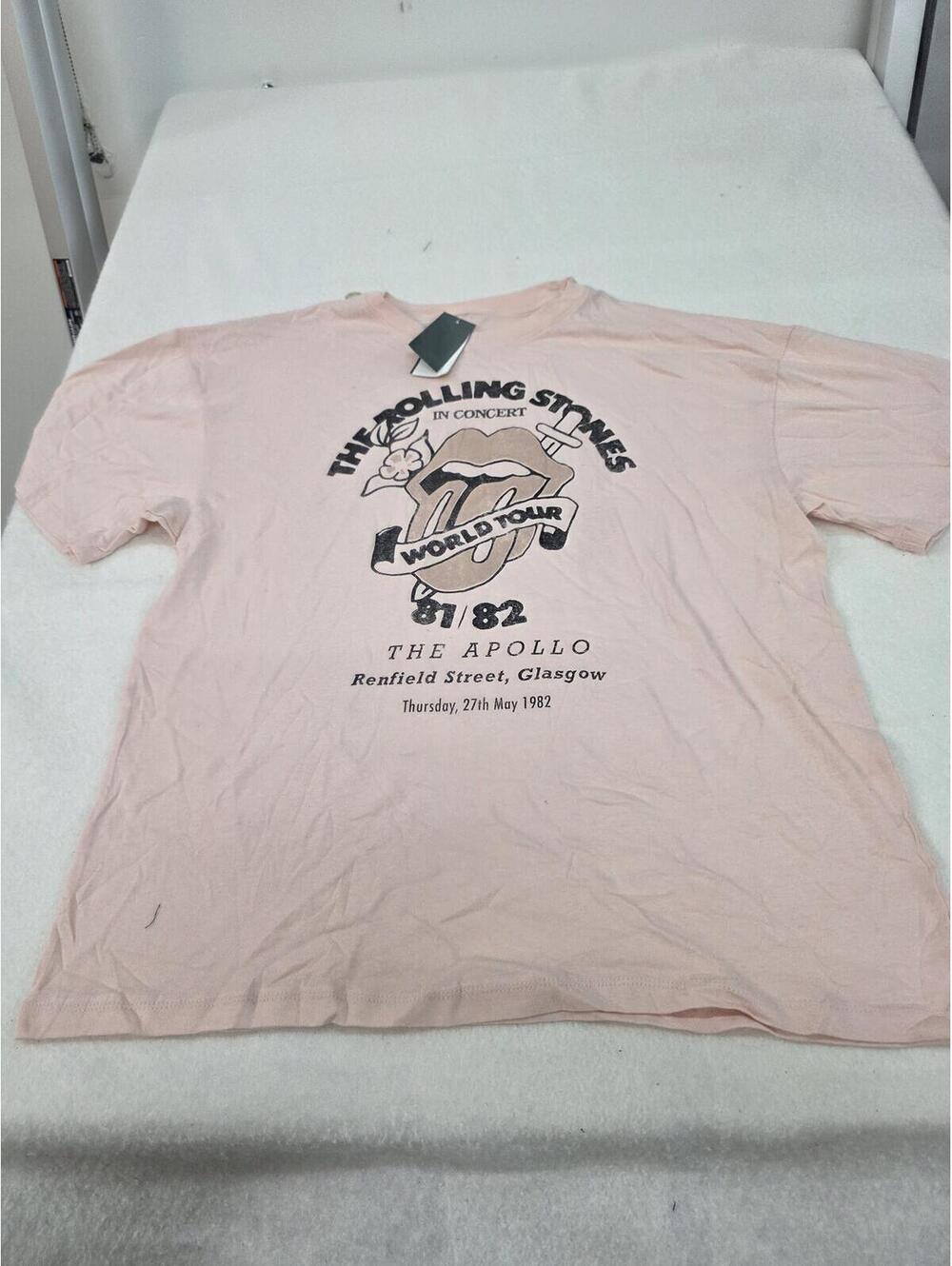 The Rolling Stones 81/82 World Tour Apollo Glasgow T-Shirt XL